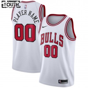 Chicago Bulls Trikot Benutzerdefinierte 2020-2021 Nike Association Edition Swingman - Kinder